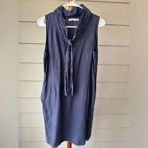 Stella Martini 100% Linen Dress